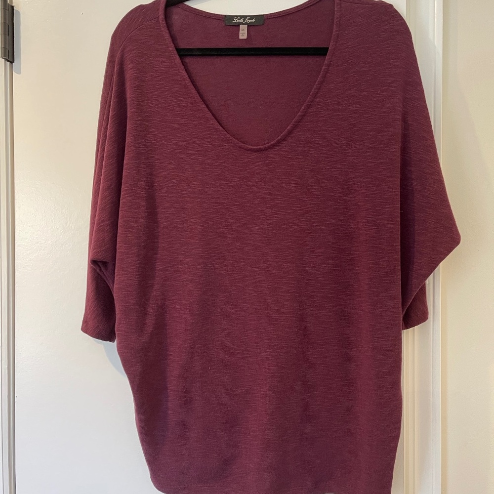 Laila Jayde Knit Dolman Sleeve Top